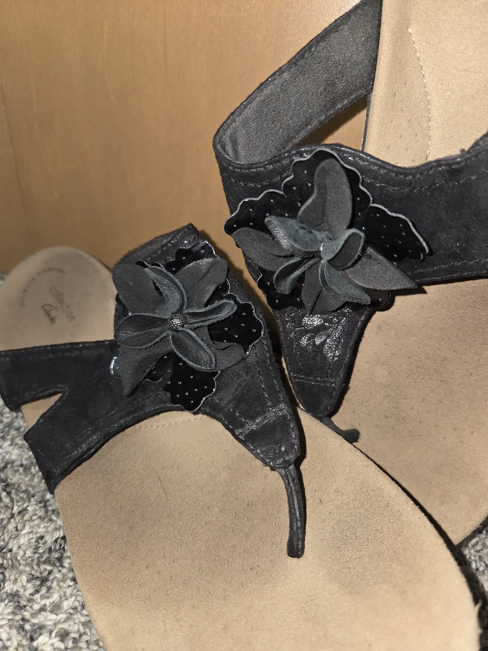 Clarks stylish black